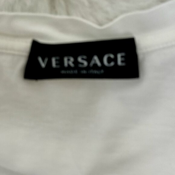 Versace girls’ white short-sleeve t-shirt - Picture 6 of 6